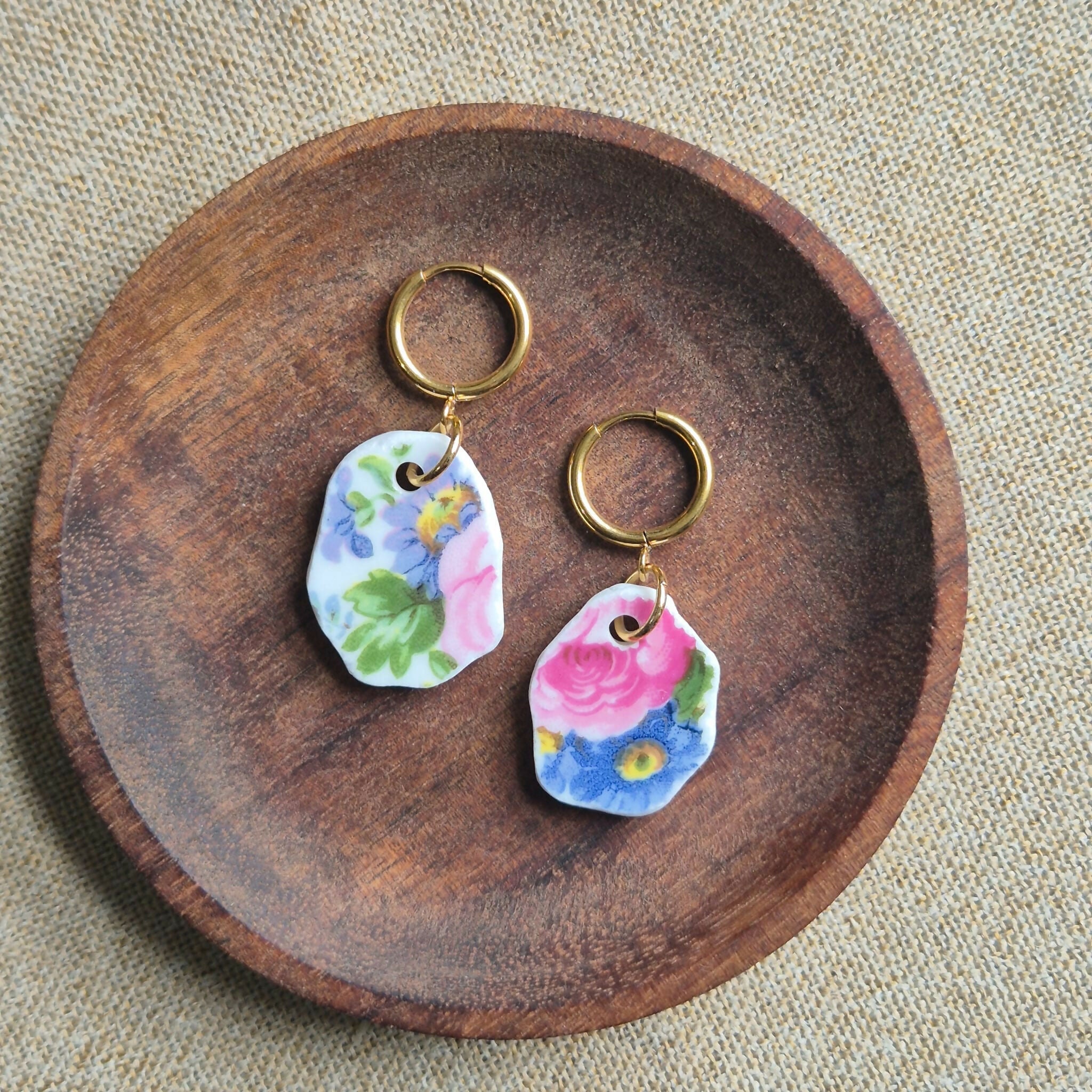 Recycled Ceramic Earring