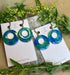 Ocean Dream Collection Round Polymer Clay Earrings