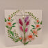 Fused Glass Flower Card