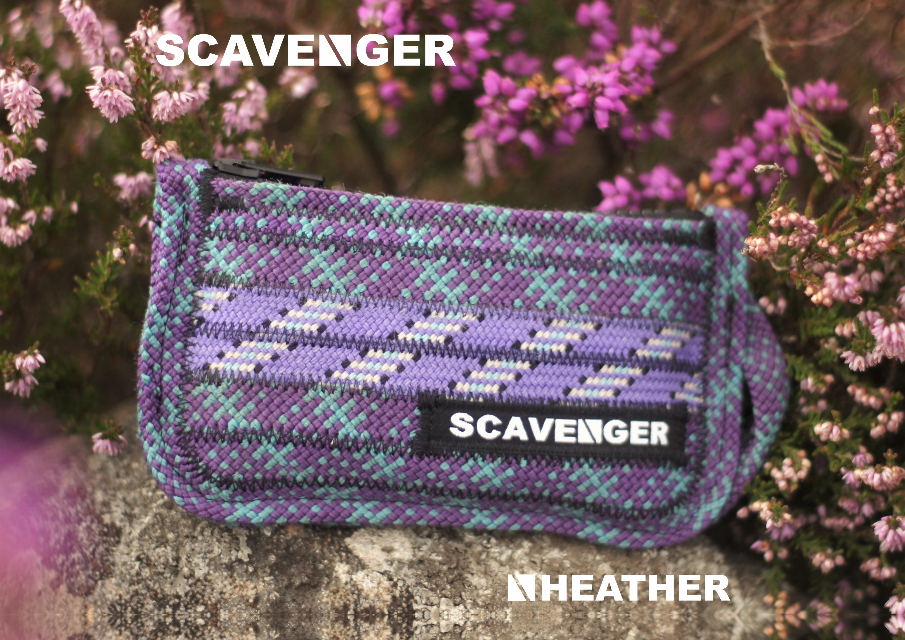Recycled Climbing Rope Zip Pouch Medium