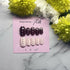 Reusable Pink and Brown Dotty Handmade Press On Nails