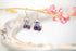 Viola Teardrop Earrings Gold Plated