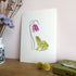 Frog and Fritillary Giclee Print