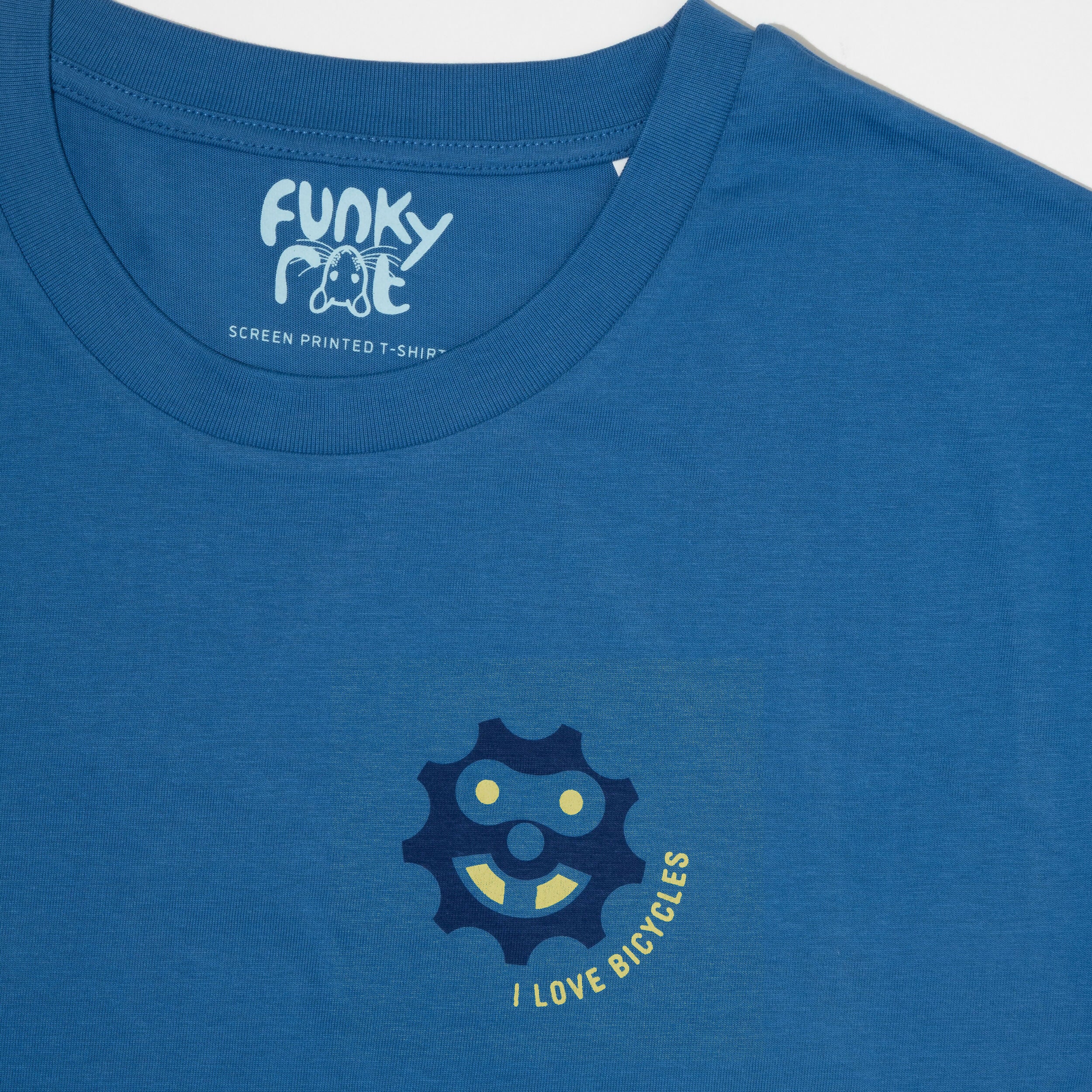 I Love Bicycle Screen Printed T-Shirt