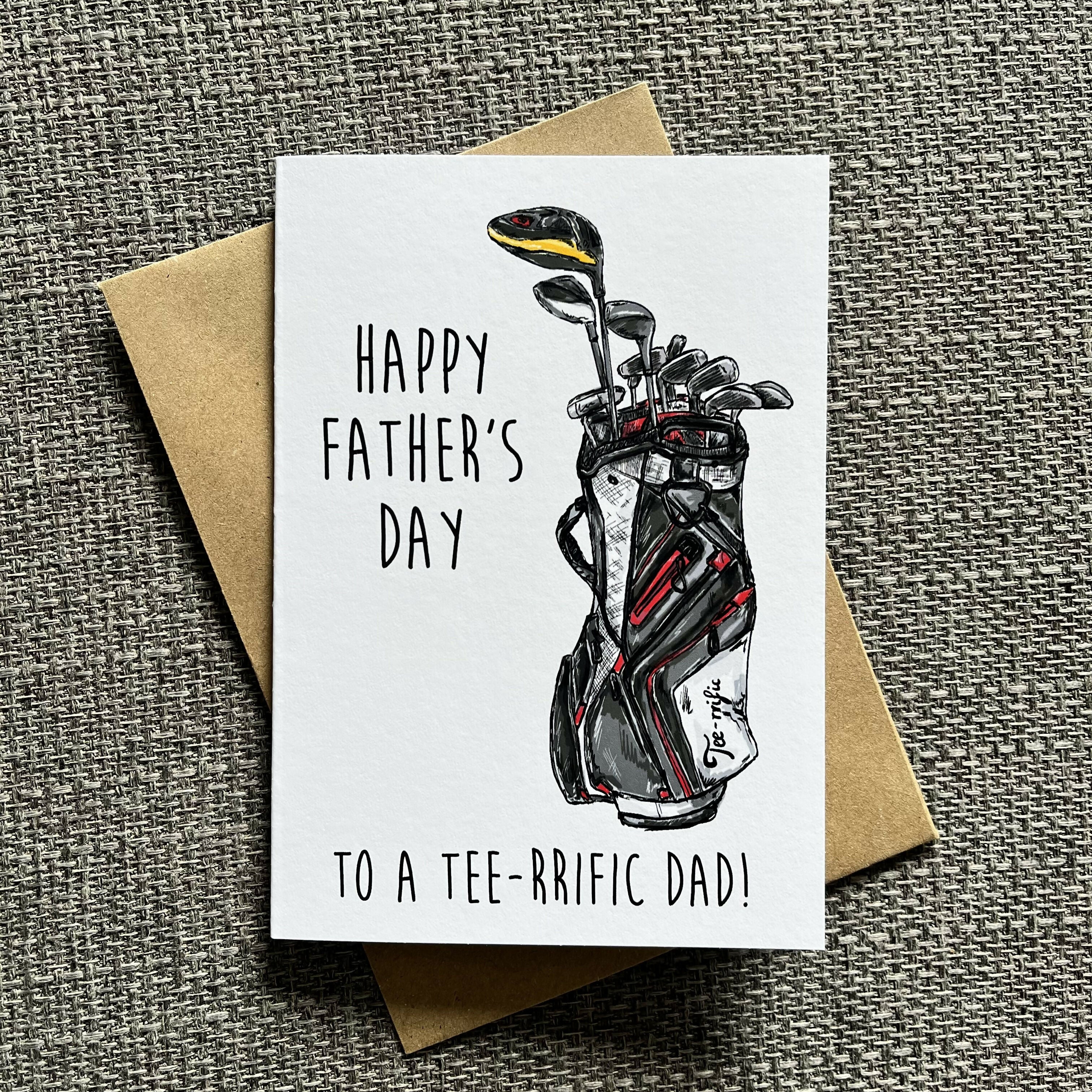 Tee-rrific Dad Golf Father’s Day Card