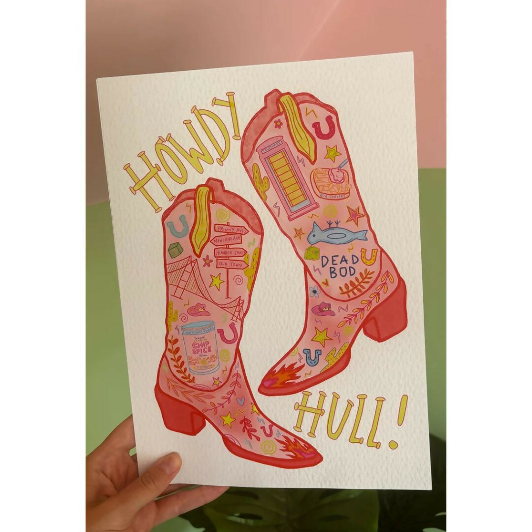 Howdy Hull Print