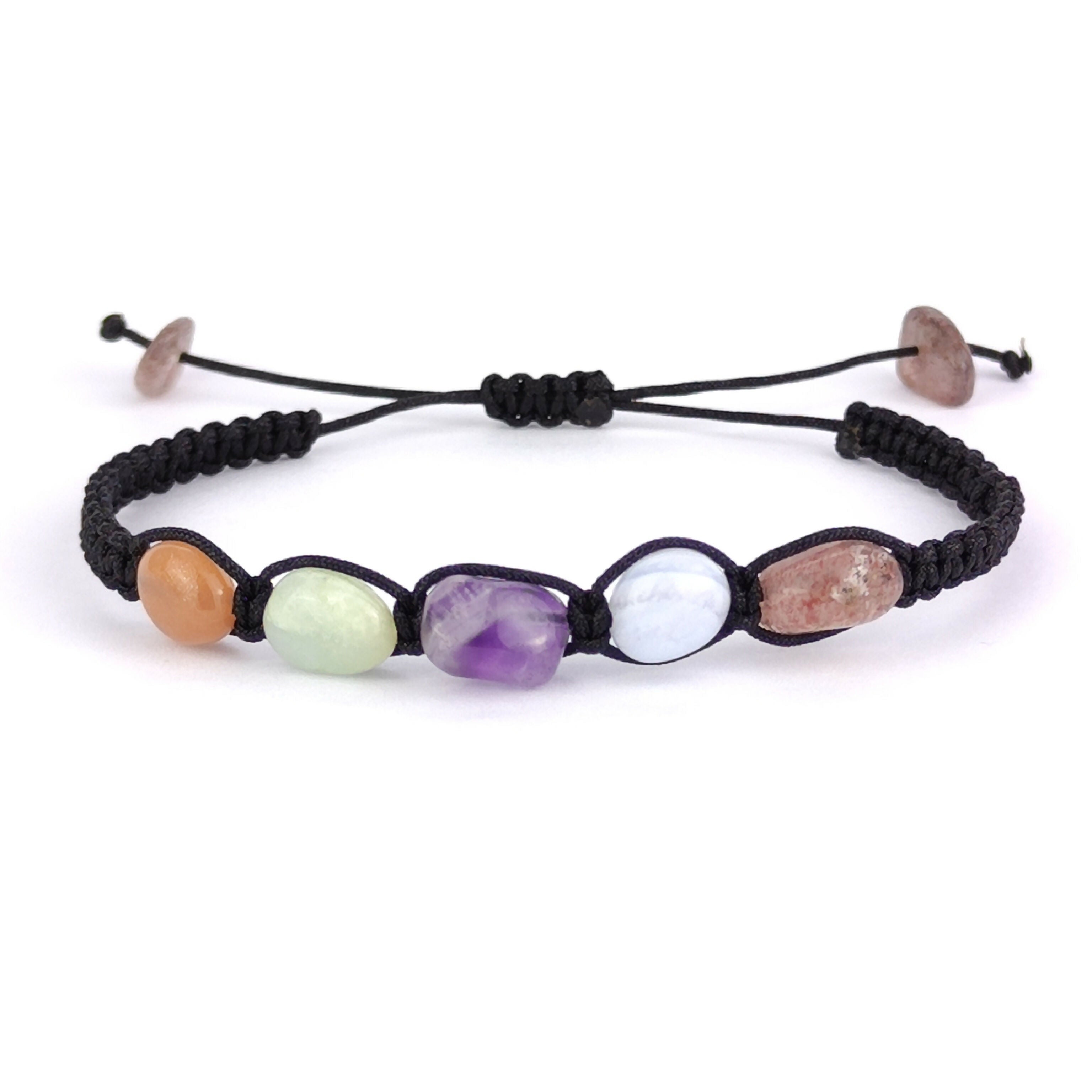 Macrame Gemstone Bracelet - Chakra Bracelet