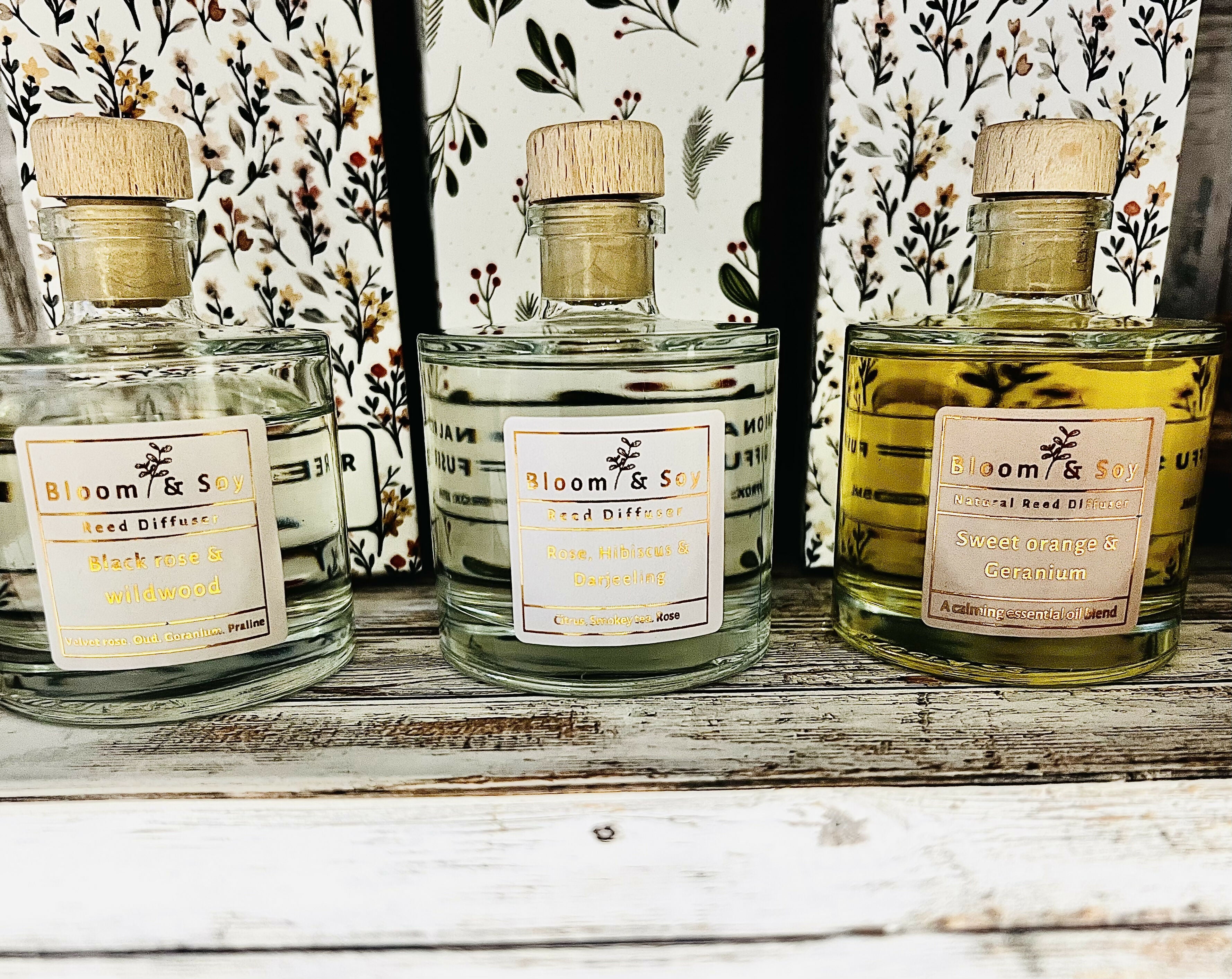 CLEAR GLASS REED DIFFUSER 100ML