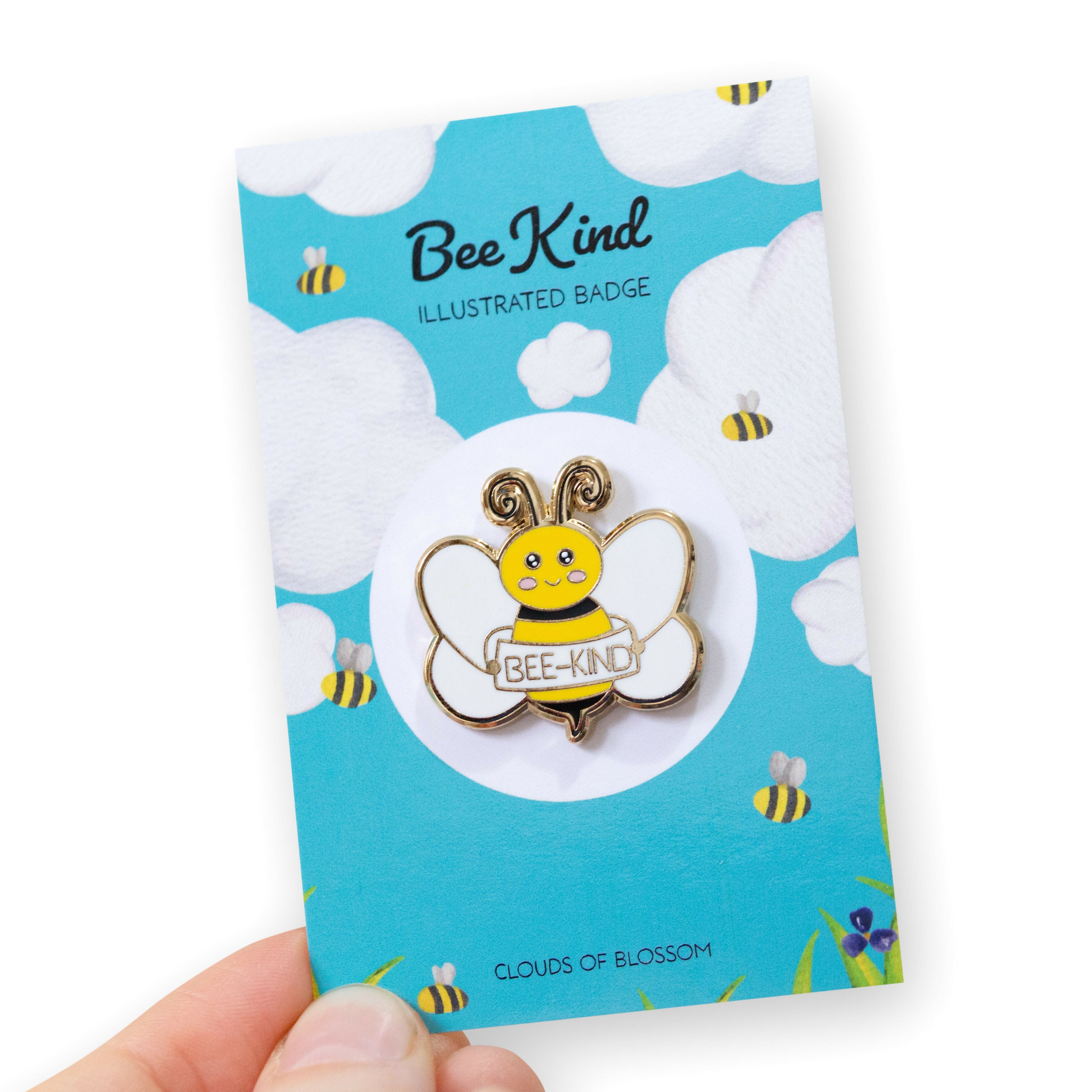Bee Kind Enamel Pin Badge