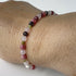 HEALING CRYSTAL & STERLING SILVER HEART CHAKRA BRACELET WITH AROMATHERAPY BEADA