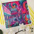 Neon Nights - 21cm Square Art Print