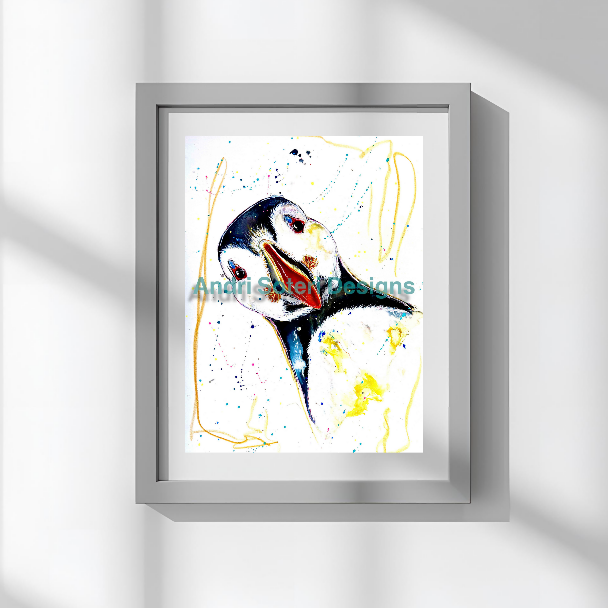 PUFFIN' GORGEOUS, PART OF THE 'ANIMAL ART COLLECTION'