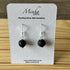 Sterling Silver with Natural Gemstones Earrings