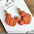 Autumn Polymer Clay Earrings, Dainty Handmade Dangles