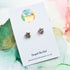 Handmade Small Glitter Resin Star Stud Earrings