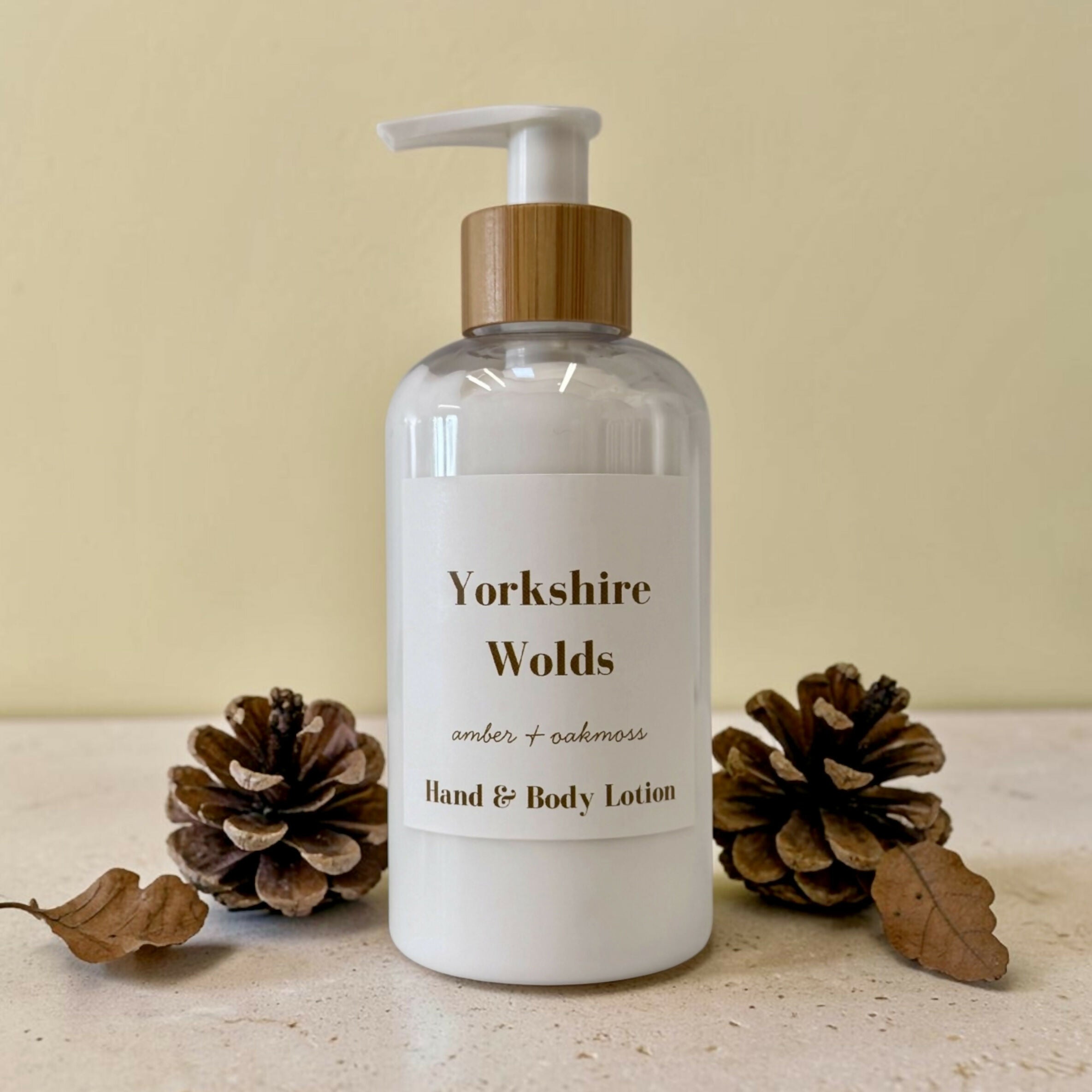 Yorkshire Wolds - Amber and Oakmoss Hand and Body Lotion 250ml