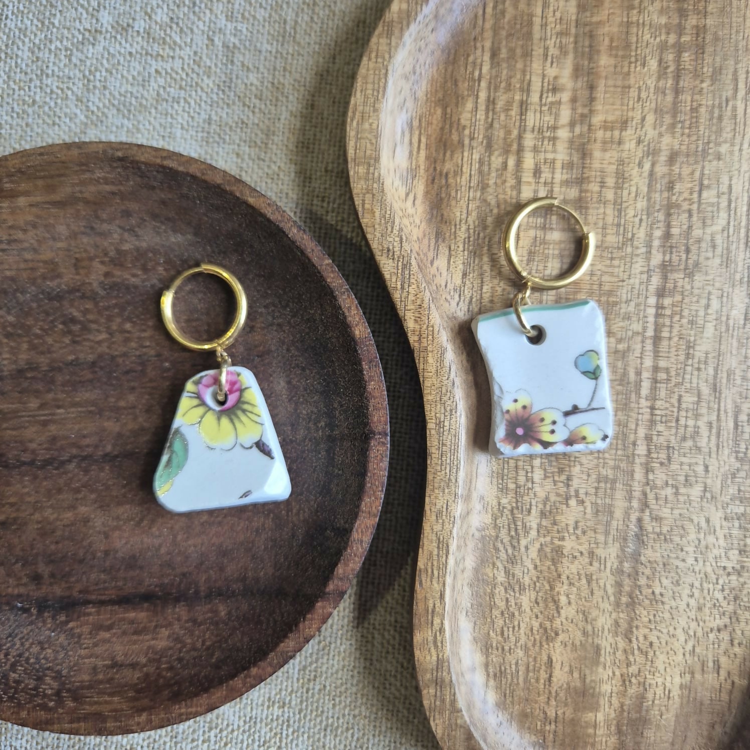Recycled Ceramic Earring