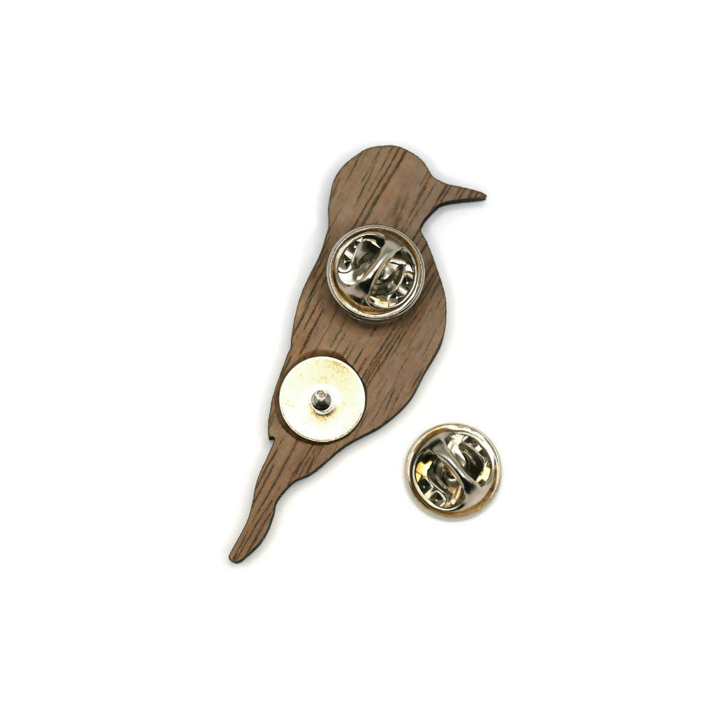 Spotted Woodpecker Pin Badge