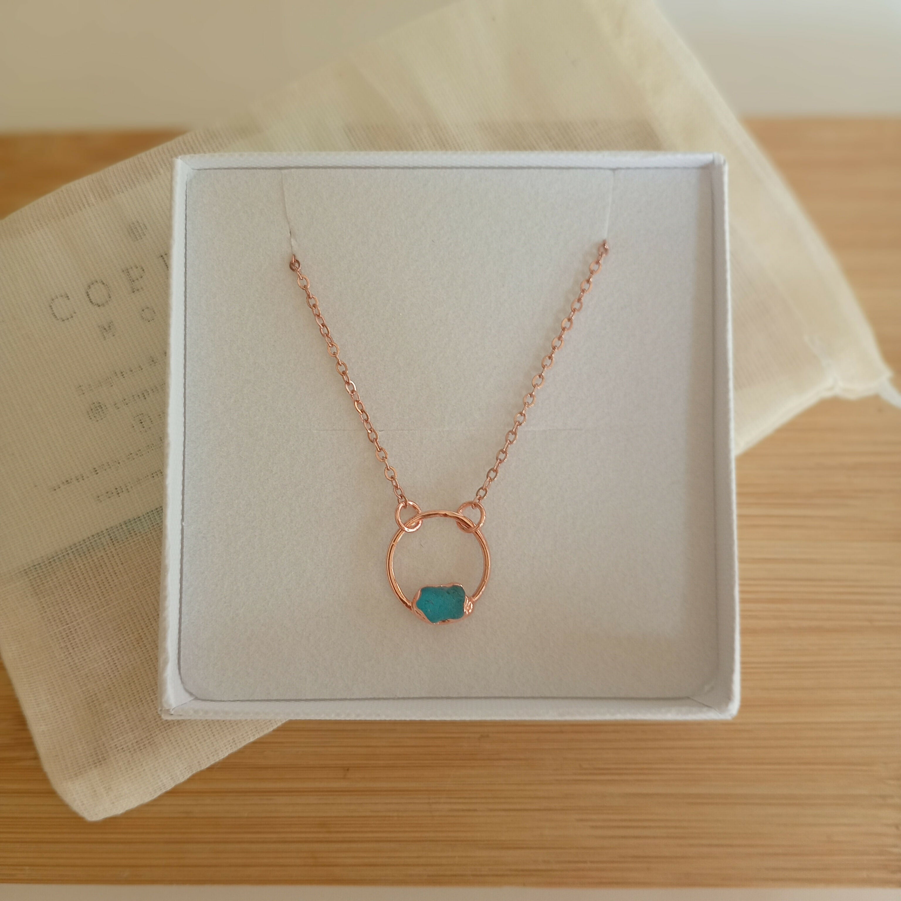 Seaglass Moon Necklace