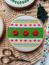 Preprinted Embroidery Pattern For Beginners - Christmas Ornaments