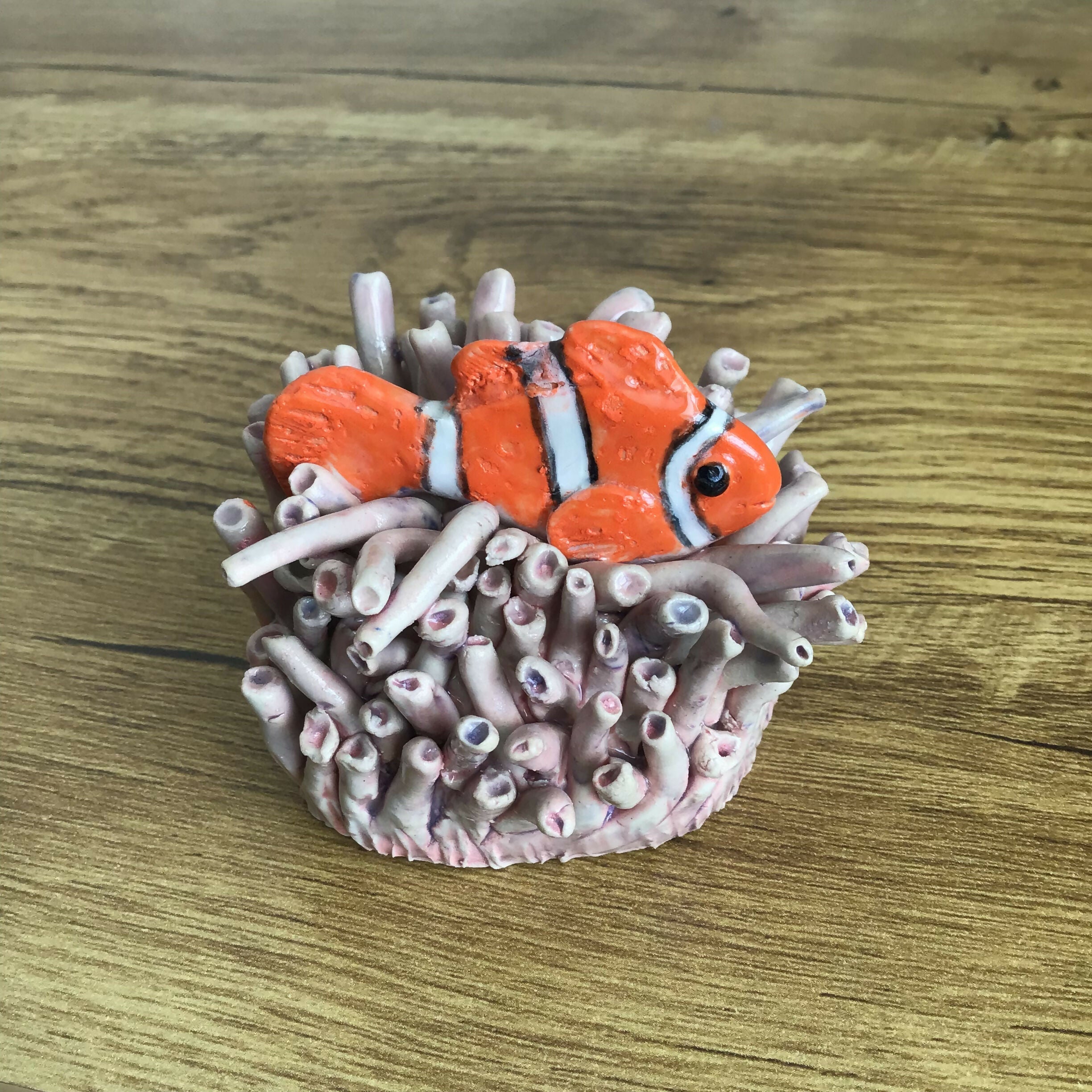 Clown fish sculpture