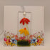 Fused Glass Flower Card
