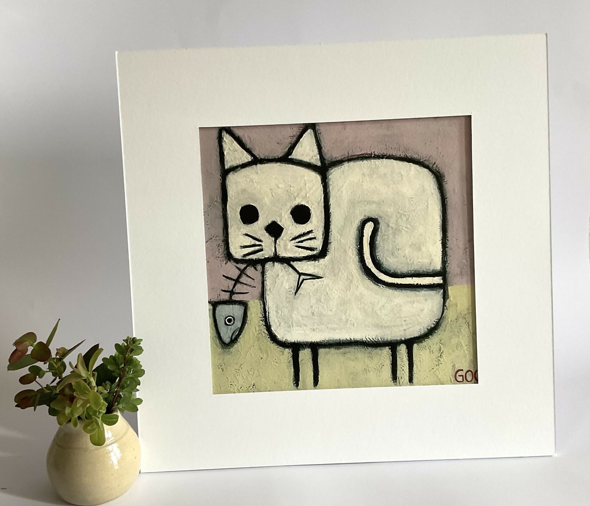ANIMAL ACRYLIC GICLEE PRINT. YUM YUM RANGE