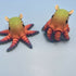 3D Printed MEDIUM: Articulated Sensory Fidget Animals friends Flapjack (Purple/Blue/Teal Spectrum) (Orange) (Green/Blue/Peach) 9cm