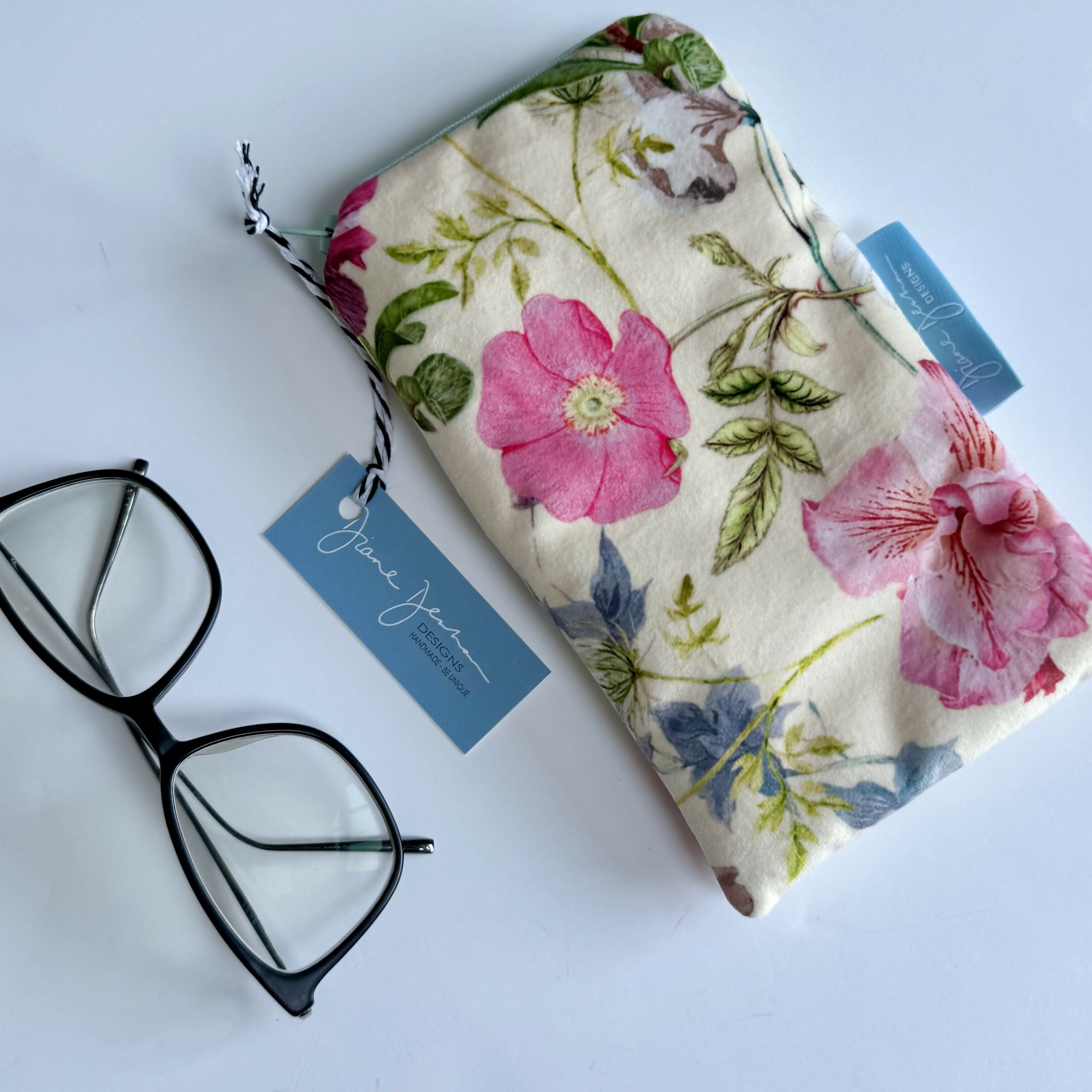 XL Velvet Glasses Case/ Phone Case - Summer Meadow