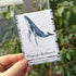 Whale - Matt Magnetic Bookmark
