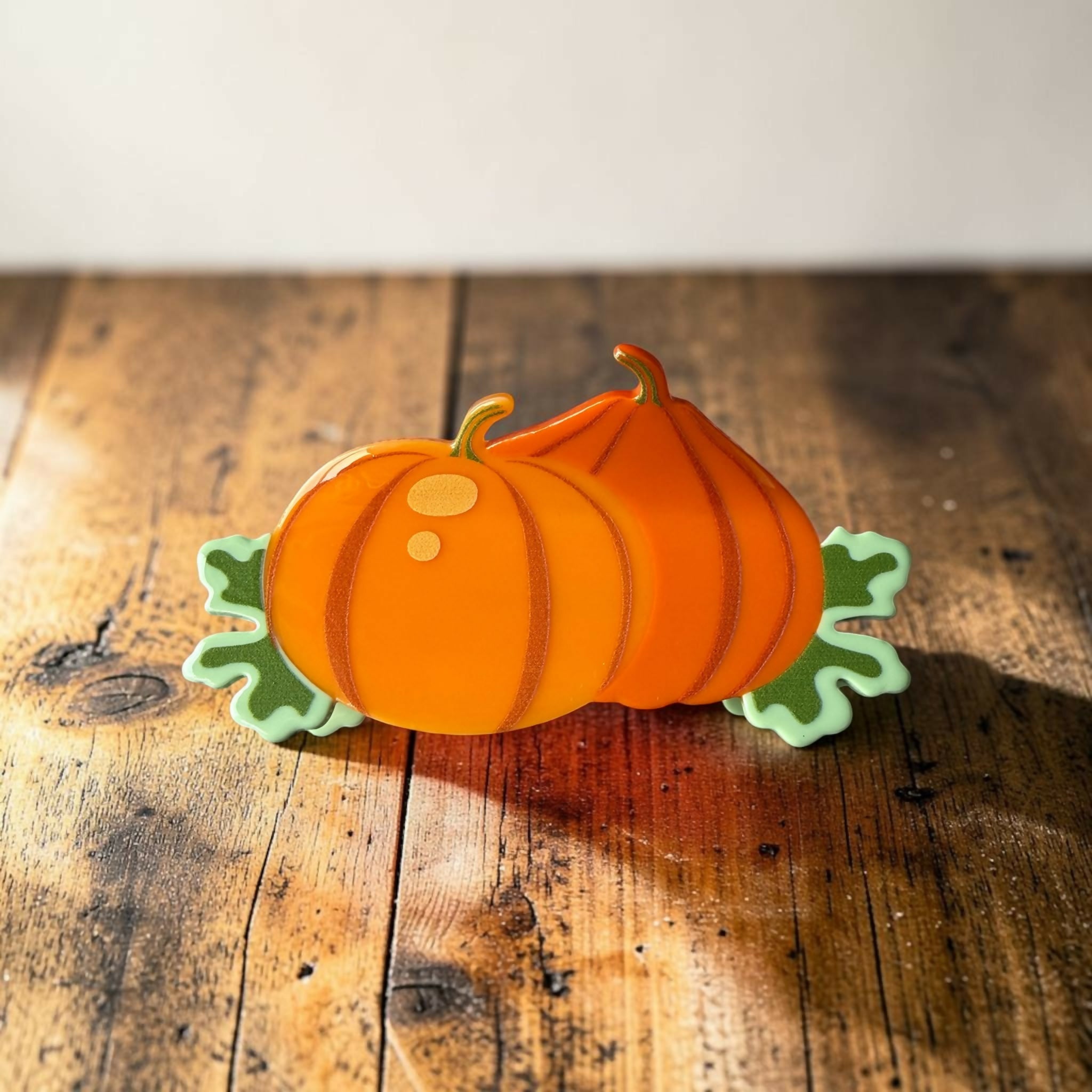 Pumpkin Hair Clip / Claw