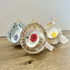 Vintage Teacup Candle - Rhubarb and Custard Scent - Various Designs
