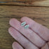 Handmade Silver Leaf Studs
