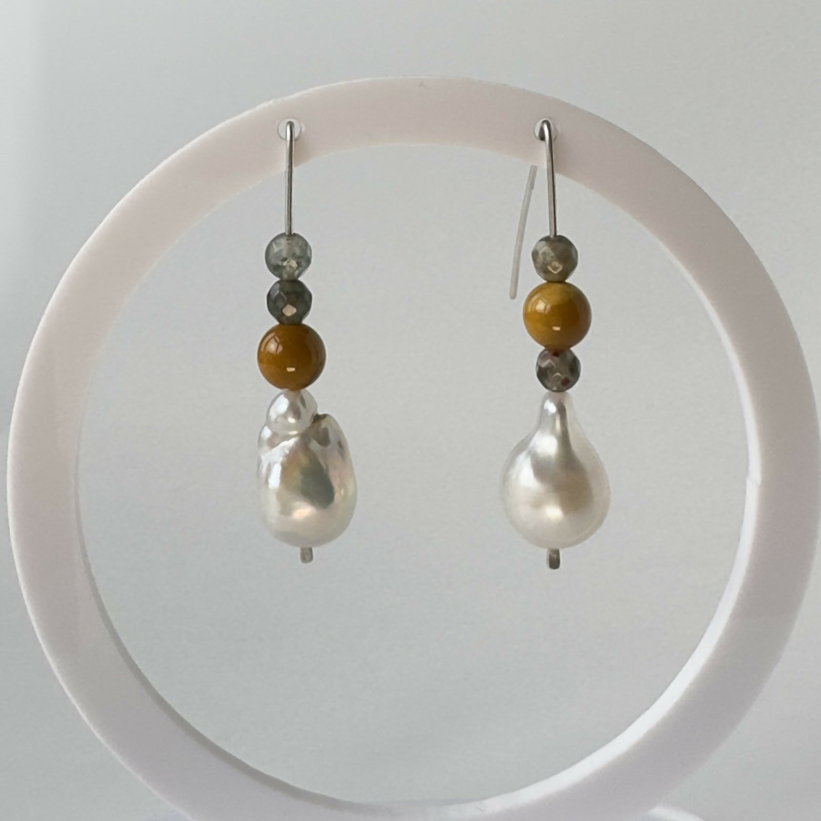 POWER EARRINGS | STERLING SILVER & STONE EARRINGS FOR RADIANCE