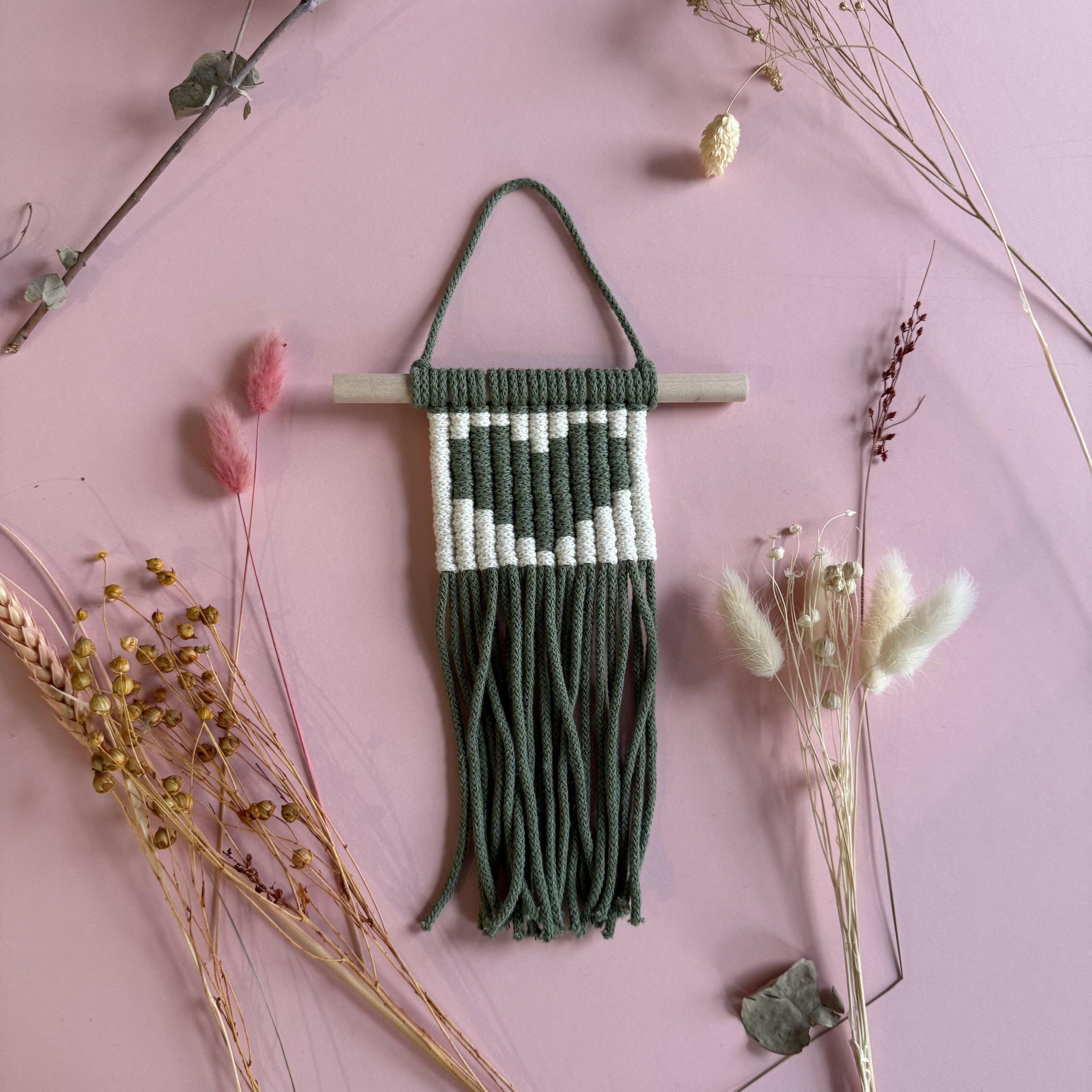 Heart Macrame Wall Hanging