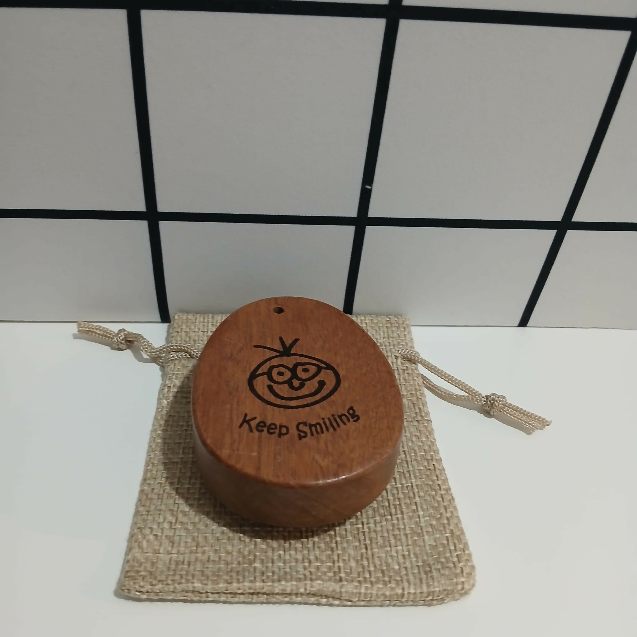 Wooden Thumb Piano Kalimba - Keep Smiling (Boy)