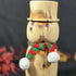 Hand Turned Festive Yew Snowman