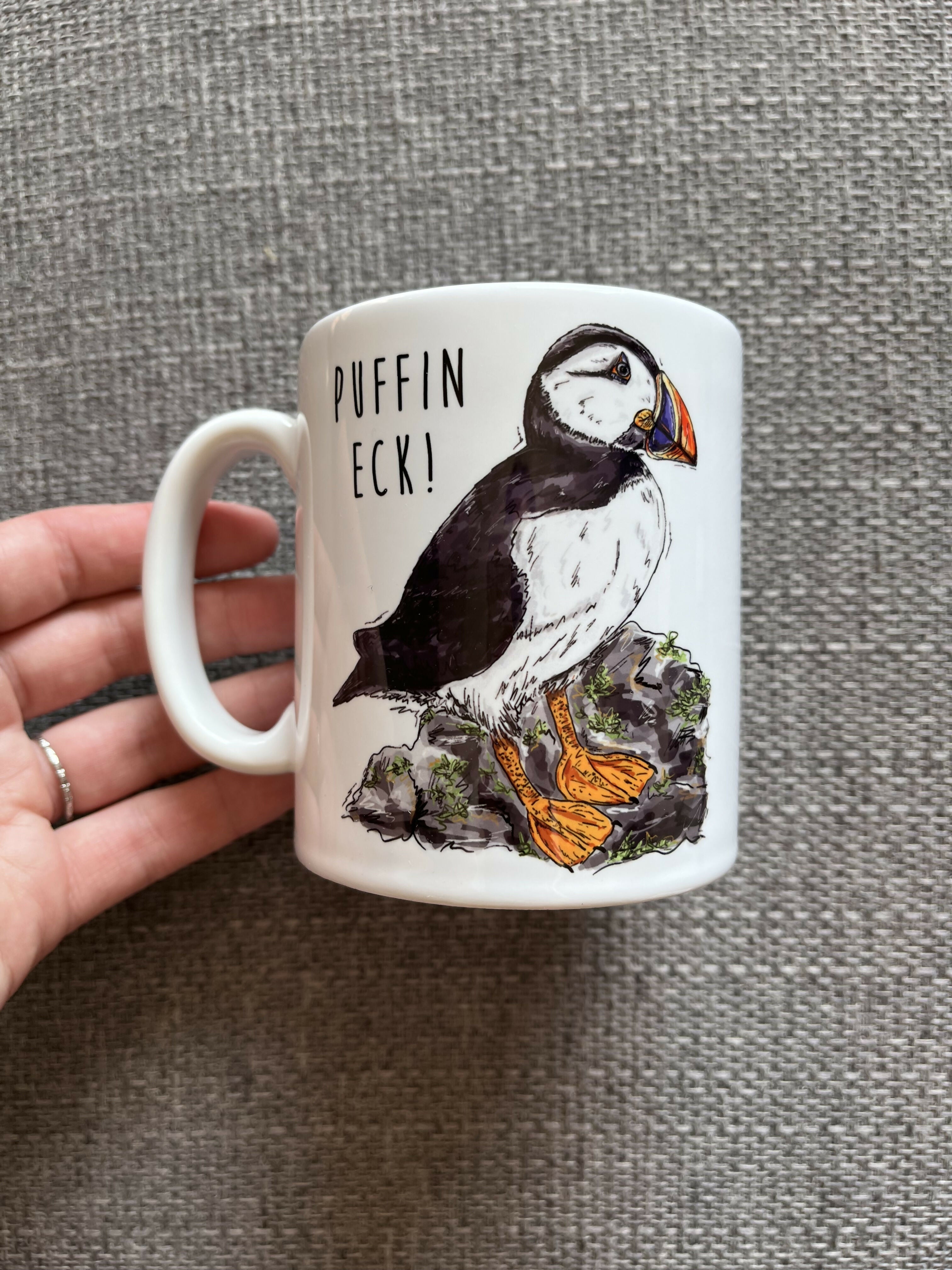 Puffin Eck Illustrated Mug
