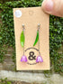 Minimalist Tulip drop earrings