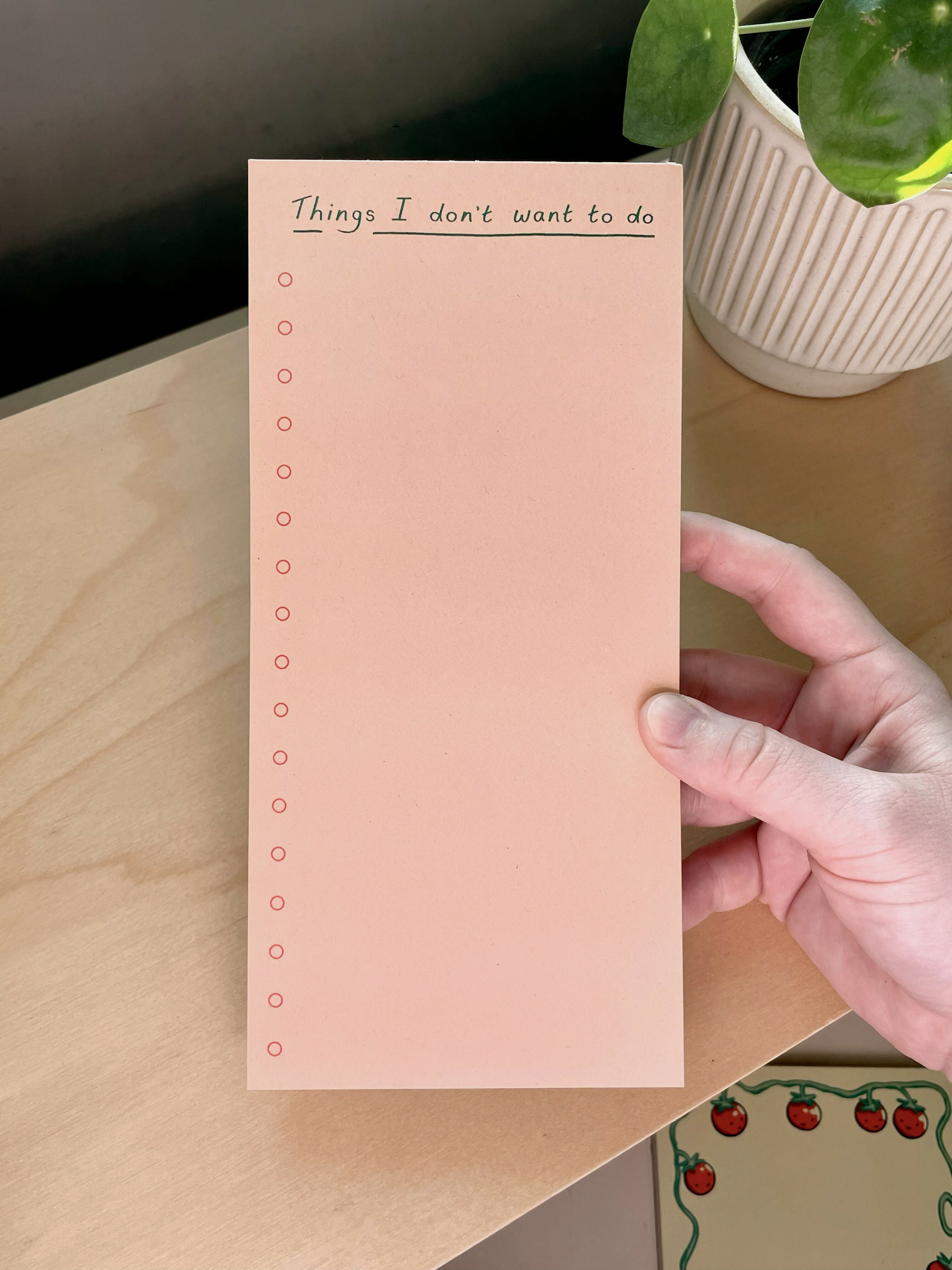 Don't Want To Long Notepad