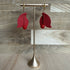 Forest Whisper Crimson Bloom Earrings