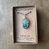 Shattuckite Wire Wrapped Pendant