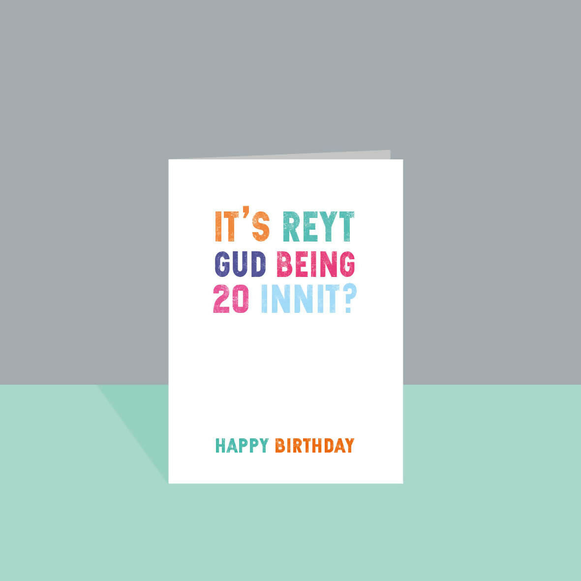 Yorkshire Dialect Age Birthday Cards