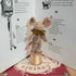 Miniature Mouse On Vintage Cotton Reel Ornament