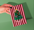Happy Xmas Illustrated Christmas Card