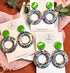 Funky Pattern Collection - Doughnut Polymer Clay Earrings