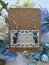 Lapis Lazuli Earrings on Sterling Silver Plated Hooks