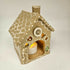CHARMING CERAMIC GINGERBREAD TEA LIGHT HOUSE