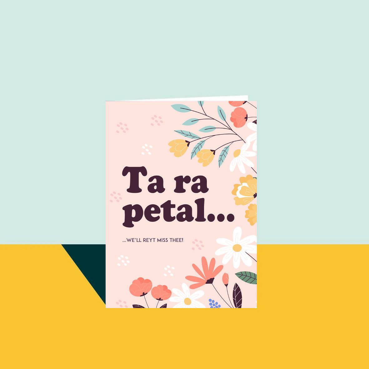 Ta Ra Petal Leaving Card