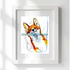 HAPPY FOX, PART OF THE 'ANIMAL ART COLLECTION'